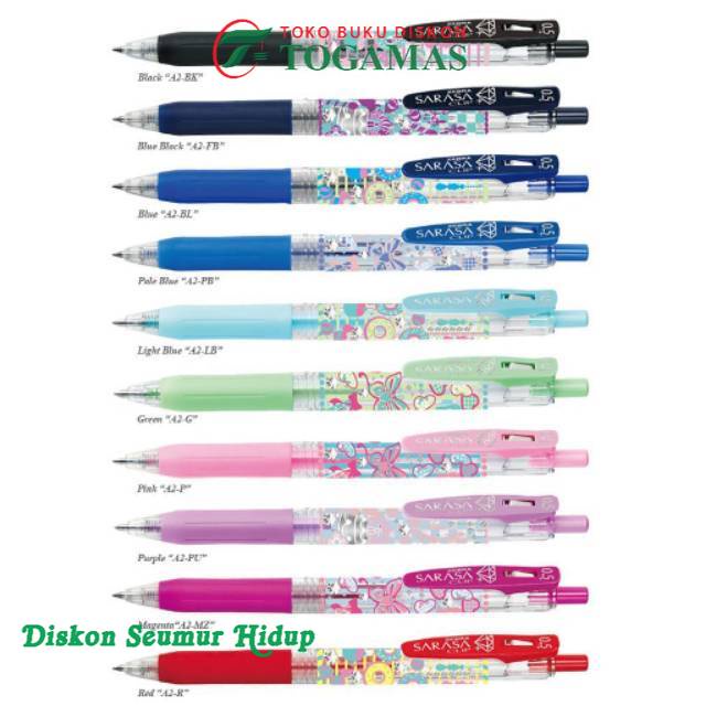 

ZEBRA SARASA CLIP MORERU MIGNON 0,5MM