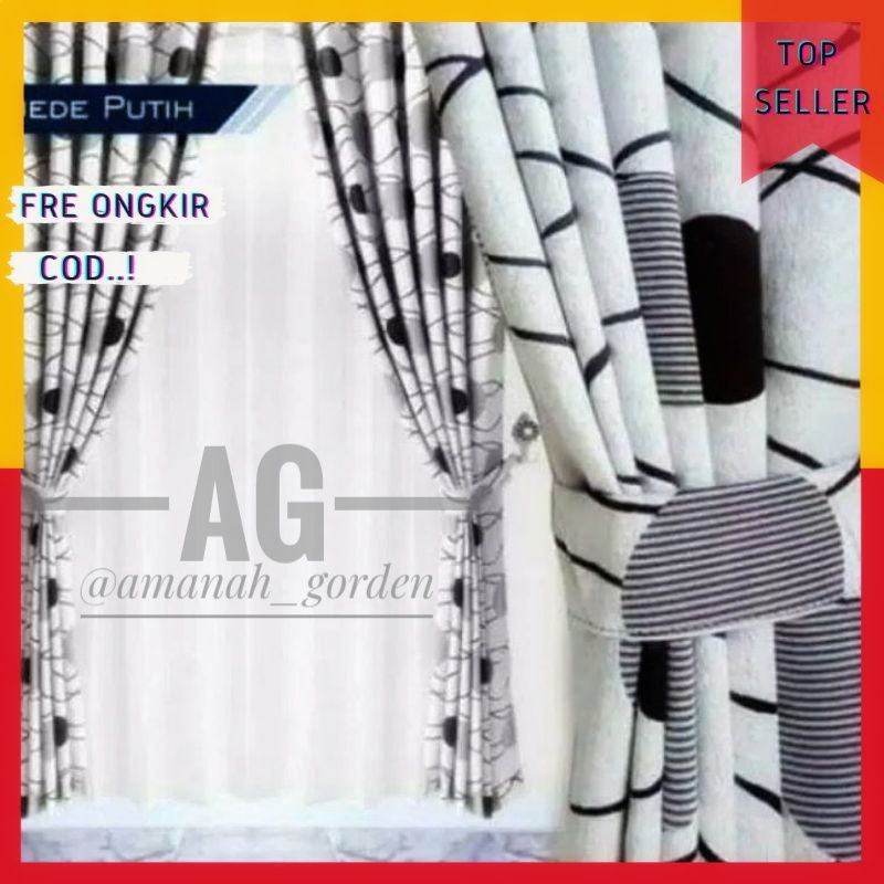 Gorden blackout hordeng gordyn tirai korden bludru acacia bolak balik premuim READY STOCK 