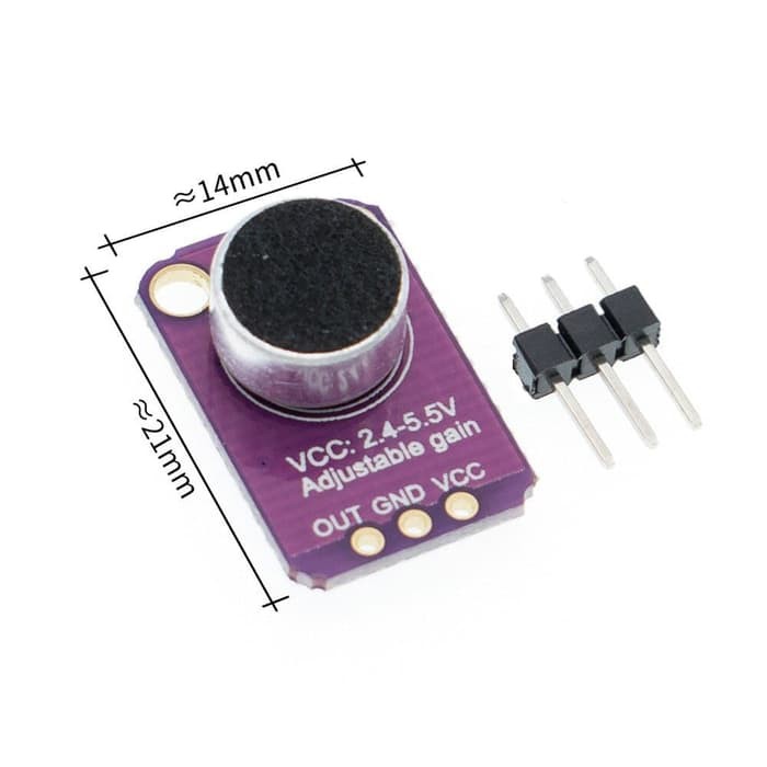 GY-MAX4466 Adjustable Gain Microphone Module