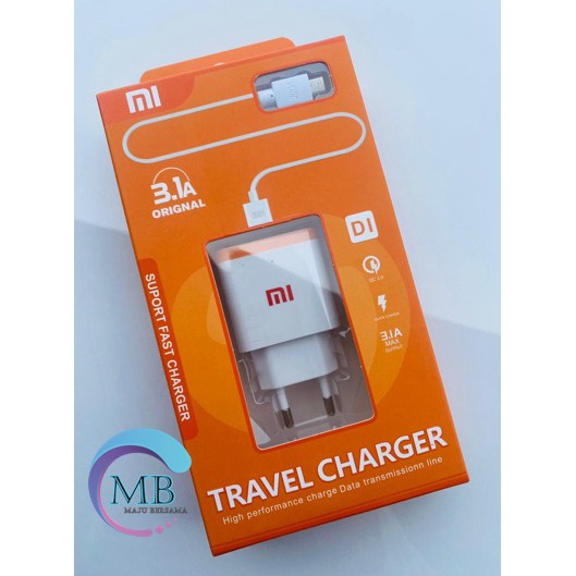 Travel charger Cashan adapter 3.1A brand oppo vivo samsungg xiaomi realme all type MB184