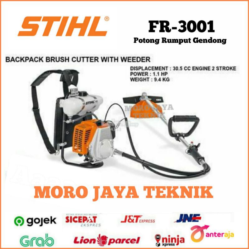 Jual Mesin Potong Rumput Stihl Fr 3001 Brush Cutter Stihl Potong Rumput Gendong 2tak Indonesia Shopee Indonesia