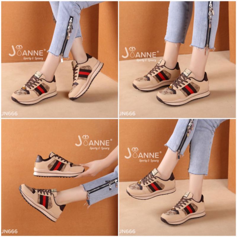 RESTOCK!! [ORIGINAL] JOANNE Sporty Sneakers Shoes Sepatu Wanita #JN666