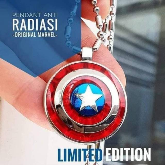 Kalung kesehatan MCI pendant Marvel ORI