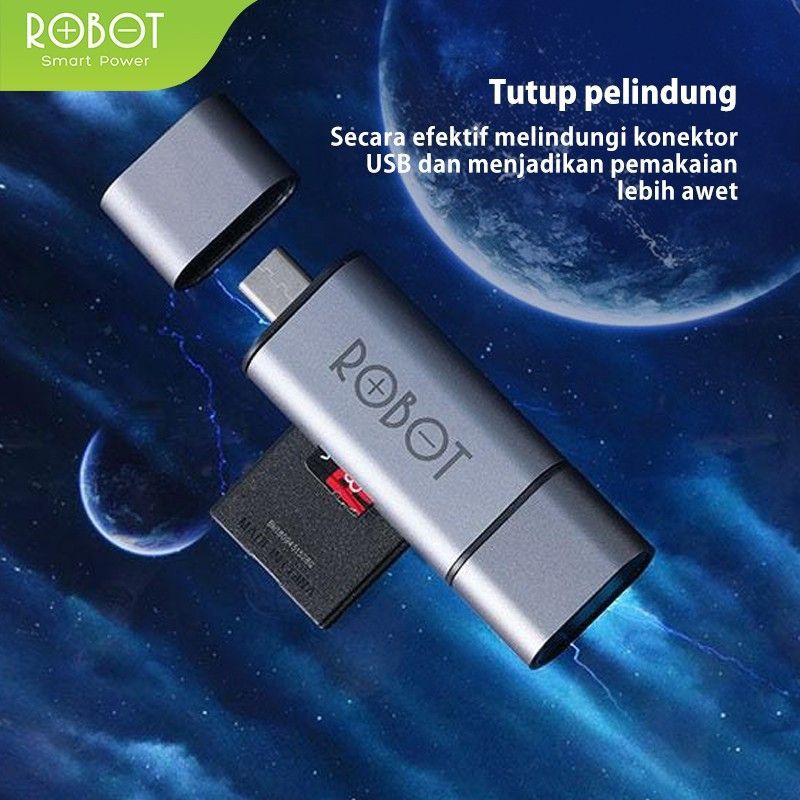 Robot CR202 USB 3.0 / Type-C Multi Function Card Reader