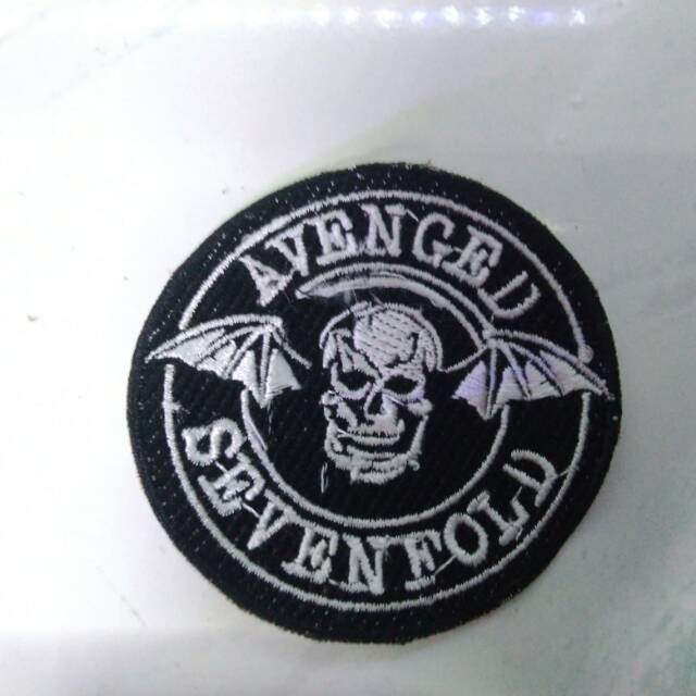 Emblem patch bordir avenged seven fold