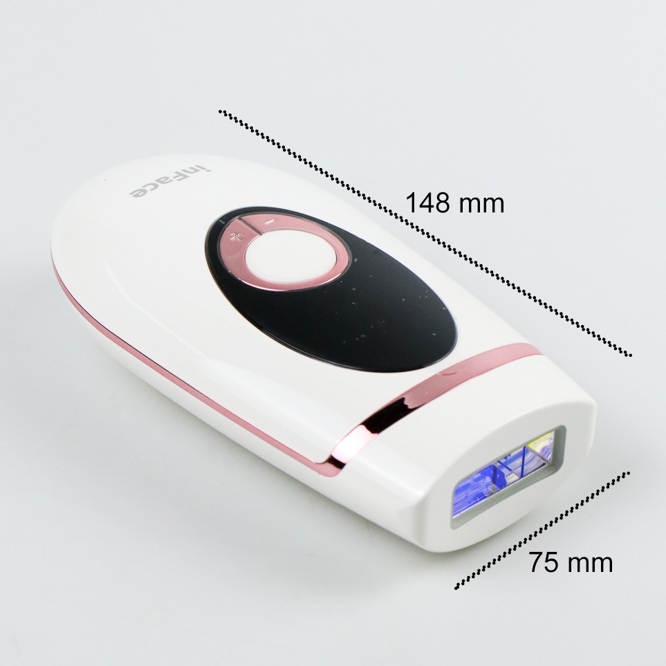 inFace IPL Pencabut Bulu Seluruh Badan Painless Hair Removal with UV Flash Light - ZH-01D - Pink
