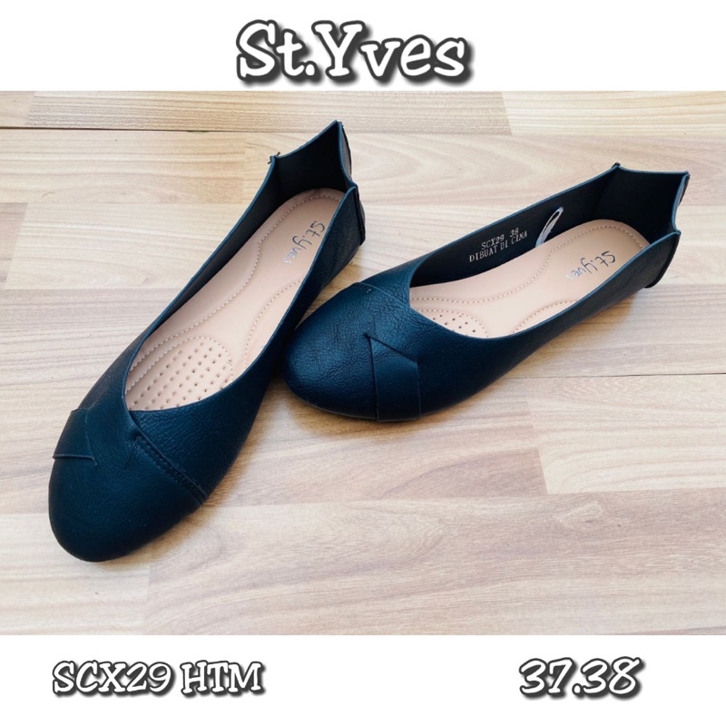 sepatu st.yves hitam