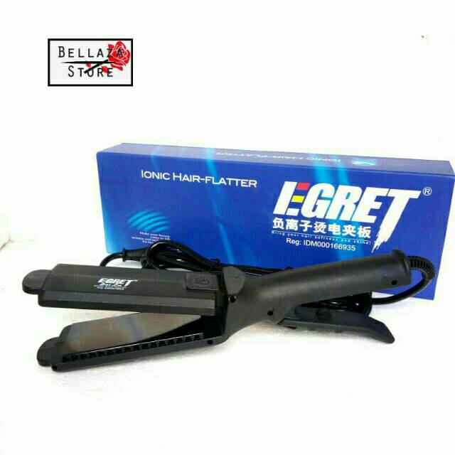  Catok  Rambut  Ionic Ceramic EGRET Bailu Ukuran  Medium 