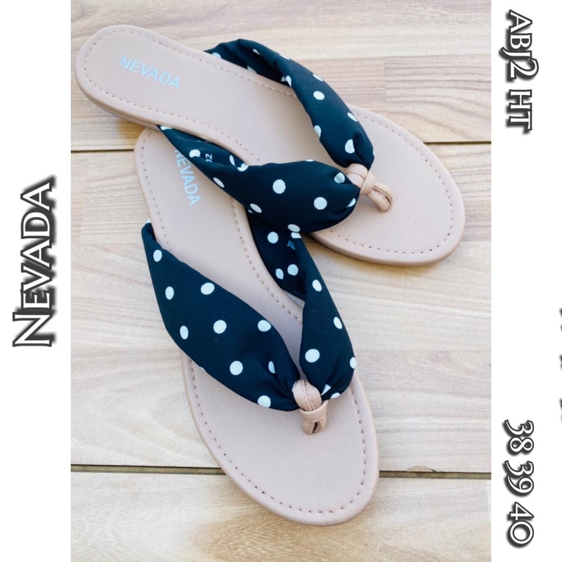 sandal jepit abj 2hitam