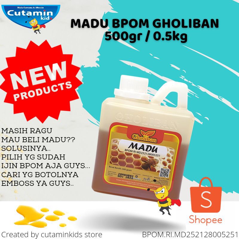 MADU BPOM GHOLIBAN 500GR