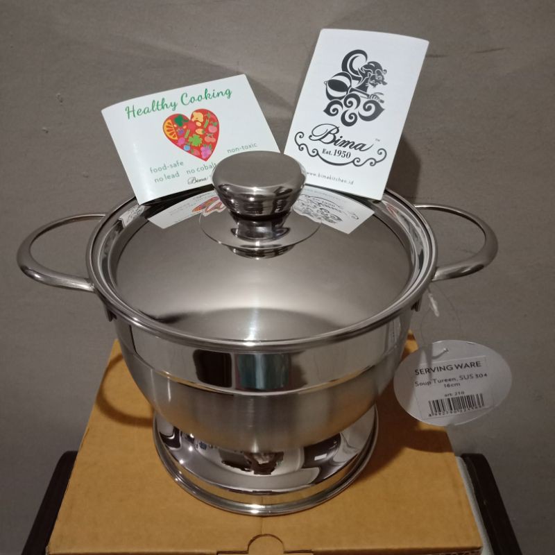 BIMA SOUP BOWL 16 cm Stainless Steel SS304