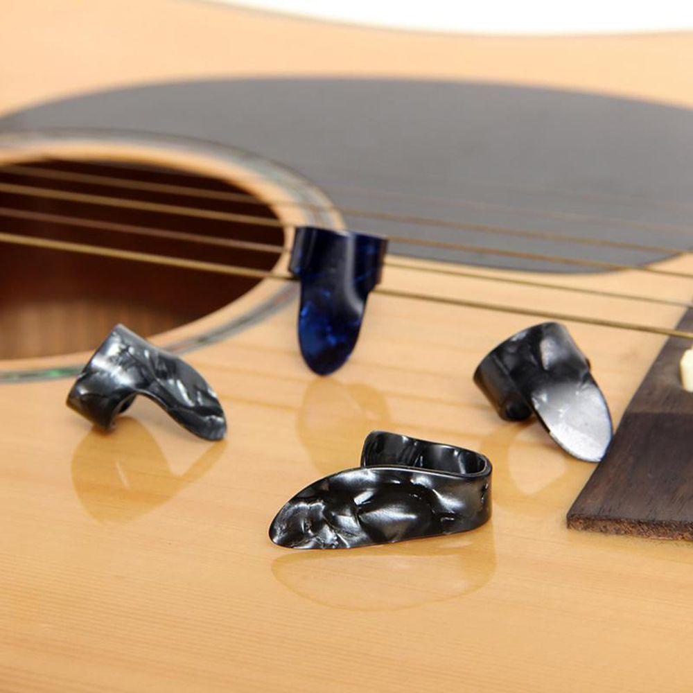 Lanfy Picks Gitar Akustik Elektrik Bass Shrapnel Alice Sarung Gitar Jari Dipan