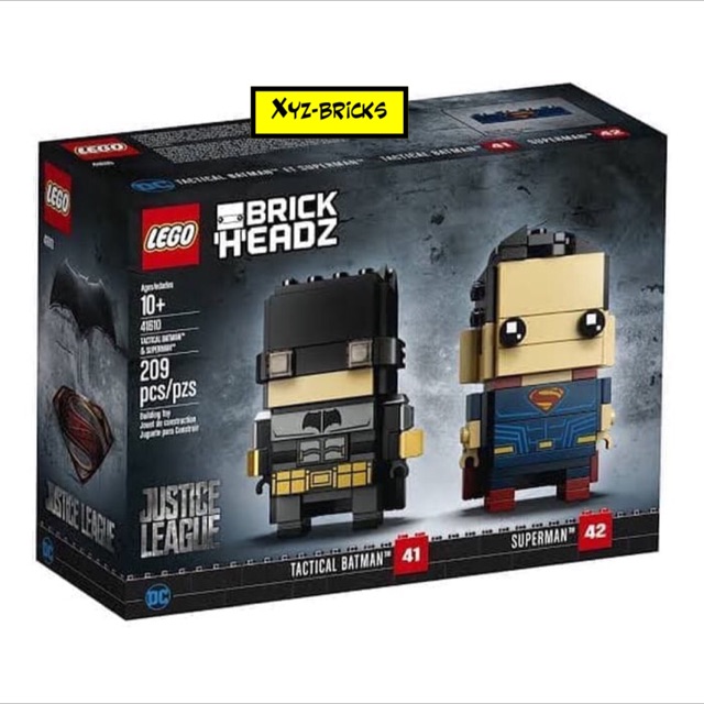 LEGO 41610 - Brickheadz Tactical Batman & Superman