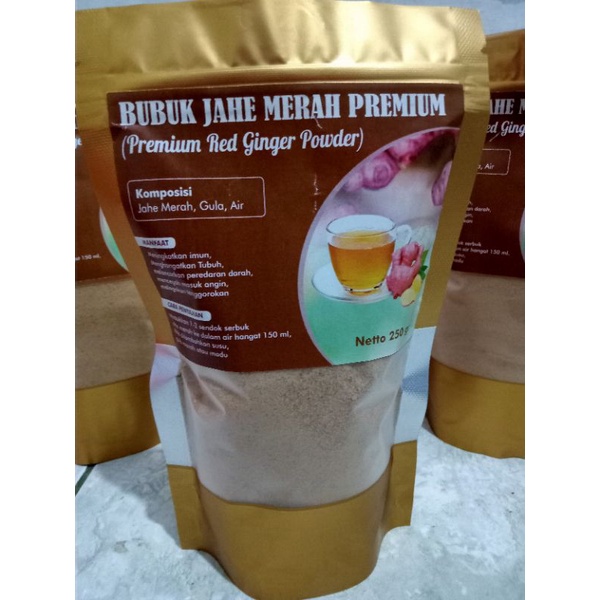 

Bubuk Jahe Merah Premium 250 gr (Premium Red Ginjer Powder)