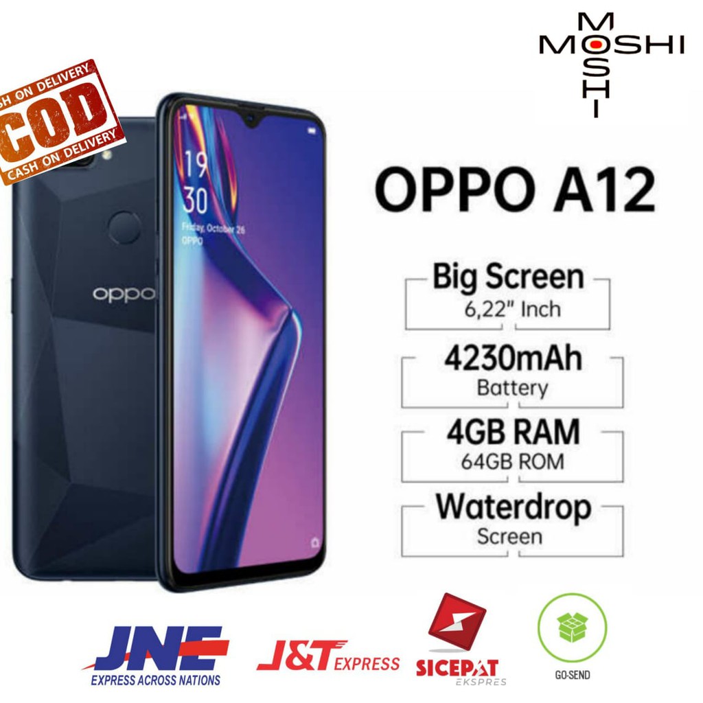 OPPO A12 (3GB/32GB & 4GB/64GB) GARANSI RESMI | Shopee