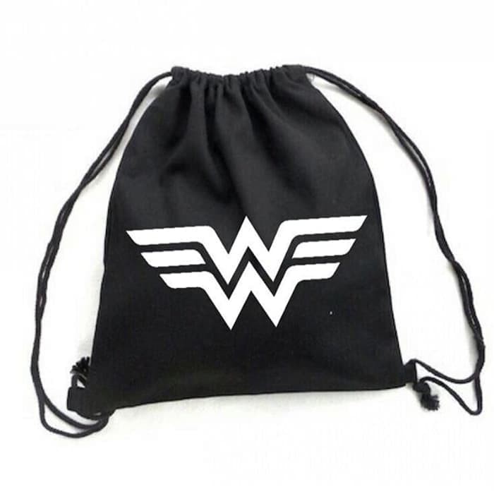Terbaru Tas Serut Drawstring Bag Wonder Woman Justice League Jersey Futsal |