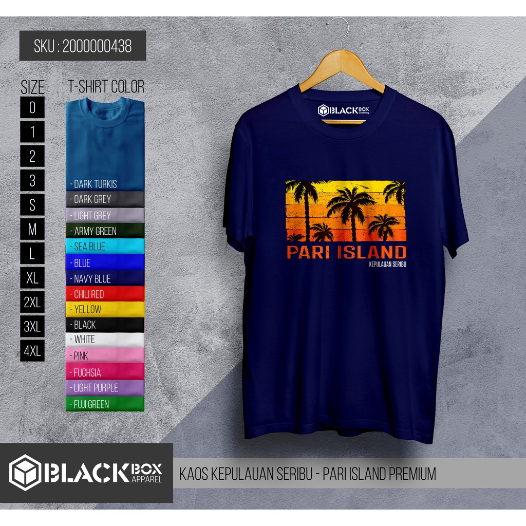 Kaos Distro Pulau Pari Kepulauan Seribu Premium Quality