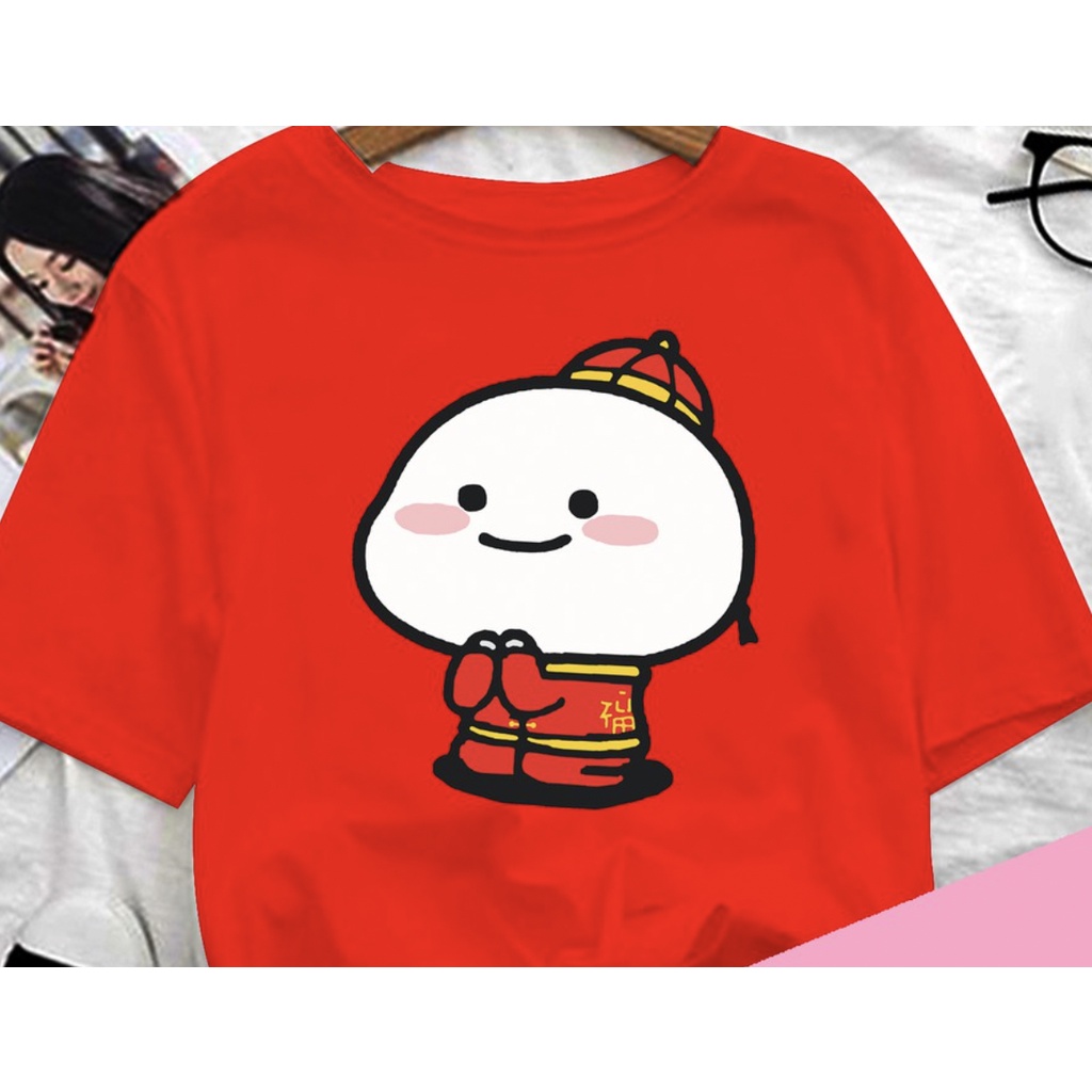 KAOS PENTOL MEMOHON CUTE - KAOS  IMLEK WANITA DEWASA LENGAN PENDEK TEE UNISEX OVERSIZED - BAJU IMLEK