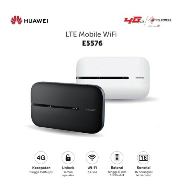 MODEM MIFI ROUTER 4G UNLOCK 5576 HUAWEI - MIFI MODEM ROUTER 4G UNLOCK ALL OPERATOR Pilihan Warna Chat Admin