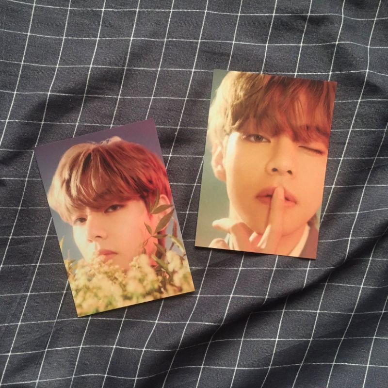 PC PHOTOCARD HYBE INSIGHT TAEHYUNG V BTS OFFICIAL