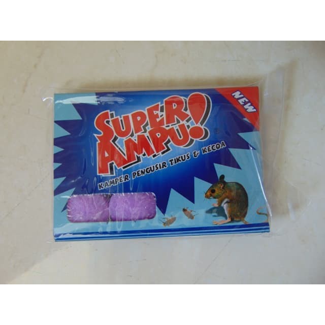 Kamper Pengusir Tikus Dan Kecoa Super Ampuh Kemasan 1 Pack Isi 12 Pcs