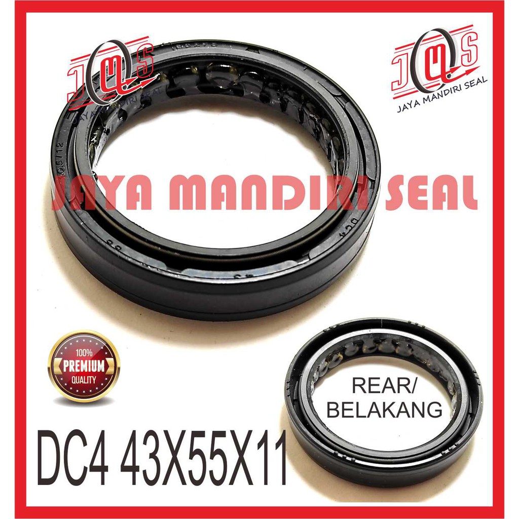 

OIL SEAL DC4 43X55X11 43-55-11 43*55*11 DOUBLE PER / SPRING