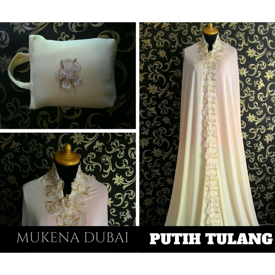 Terlaris Jual Mukena Cantik Mewah Elegan Murah Warna Putih Tulang MURAH MERIAH