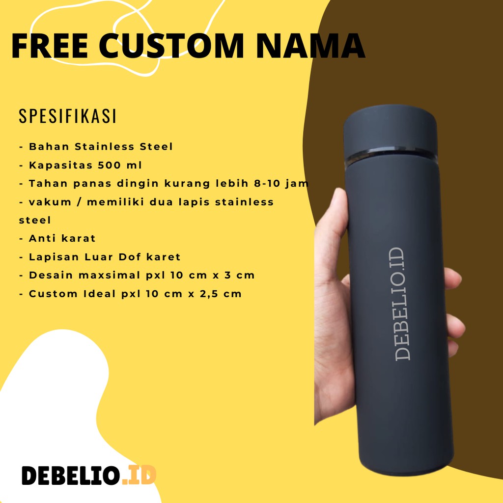 CUSTOM TUMBLER TERMOS | TUMBLER GRAFIR NAMA  | TUMBLER CUSTOM NAMA  | TUMBLER  YAEZAKURA