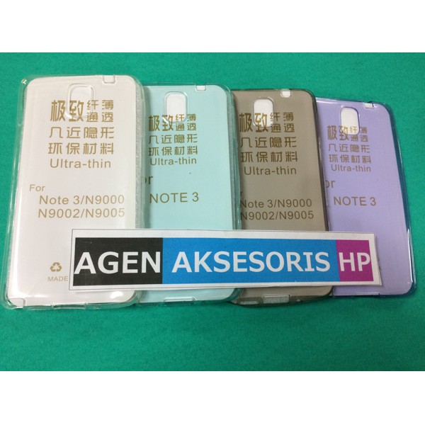 Soft Case Samsung Note 3 N9000 N9002 N9005 Ultrathin Silikon Elastis