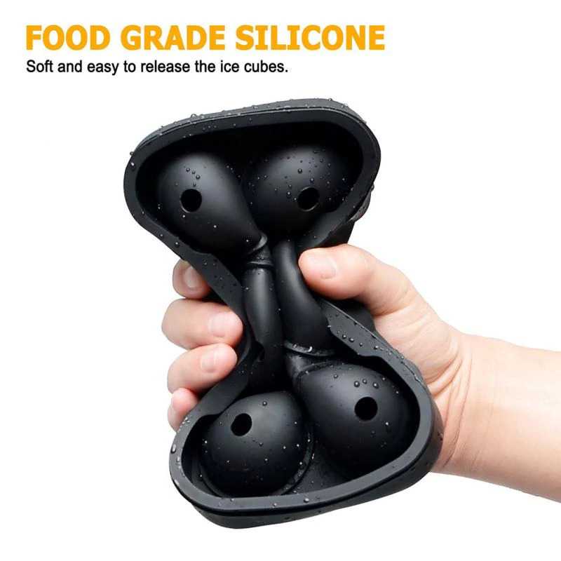 Winzwon Cetakan Es Batu Ice Cube Tray Cube + Ball 2 PCS - CW76685