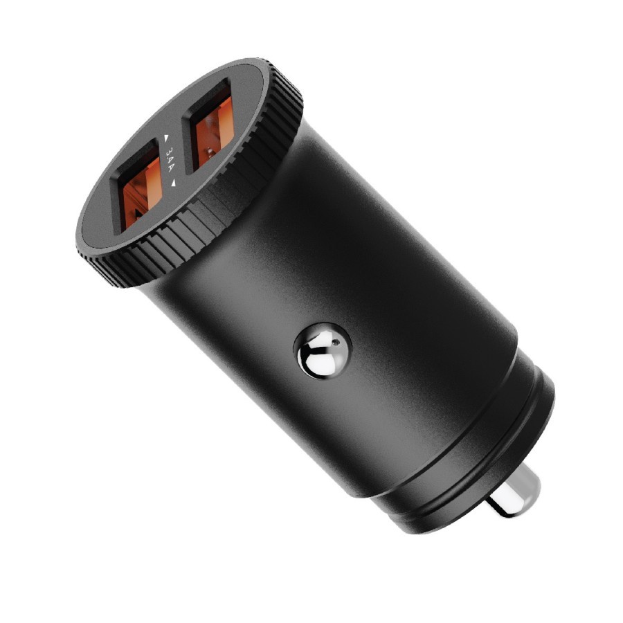 Car Charger V-GeN VCC2-19 3.4A Dual Port USB LED Charger Mobil VGEN ORIGINAL