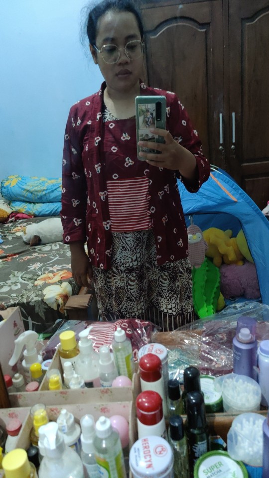 Setelan Kutubaru Jumputan Handmade Ory