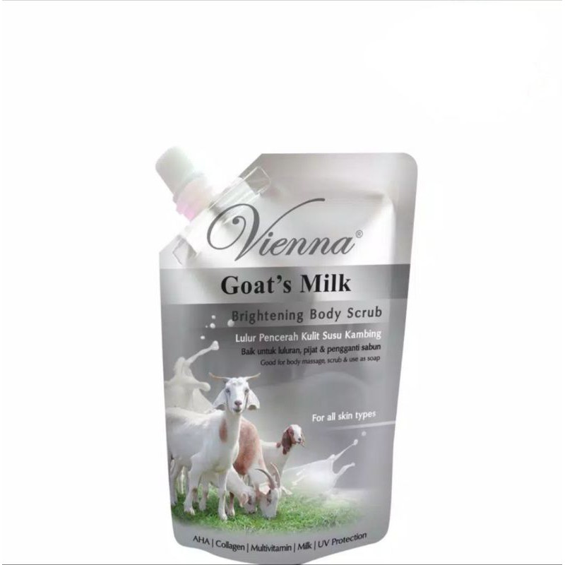 VIENNA BODY SCRUB GOAT'S MILK - 250G POUCH