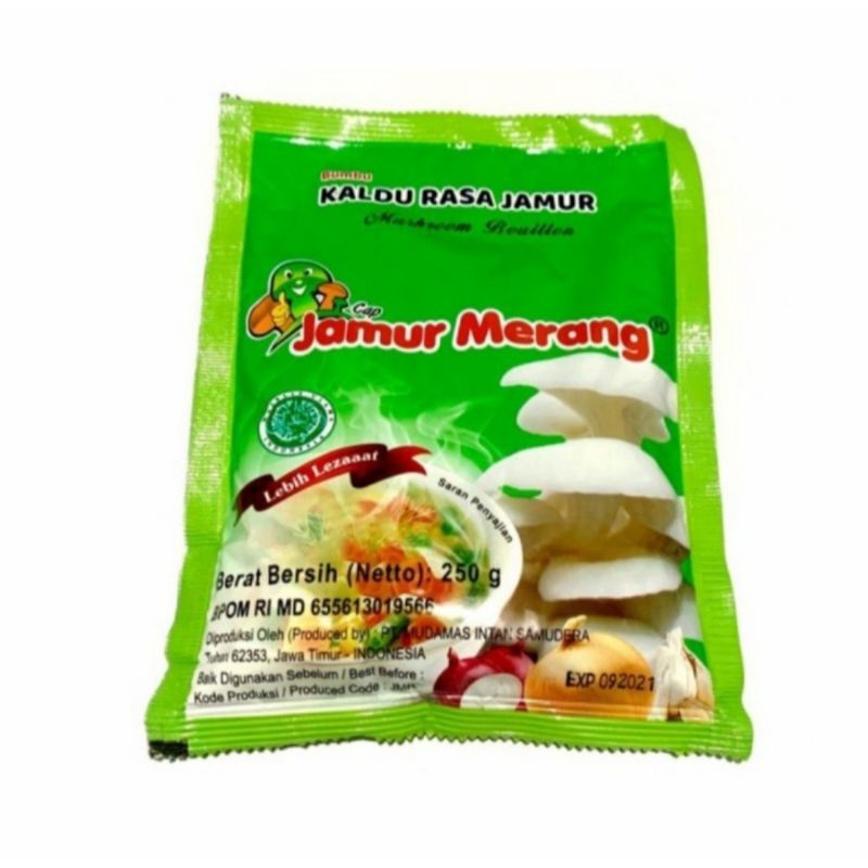 

KALDU JAMUR ALAMI Isi 250 gr CAP JAMUR MERANG NON MSG Pengganti MSG