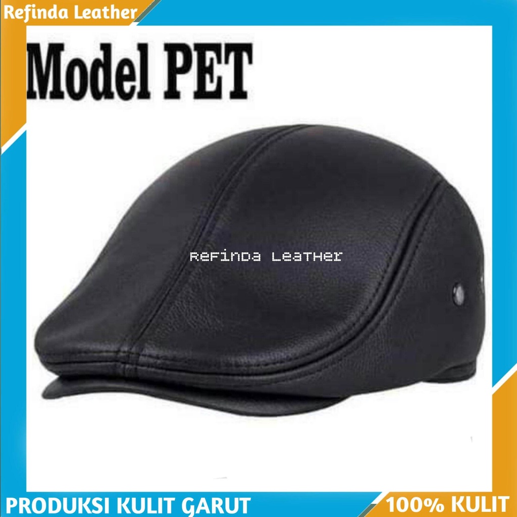 Topi Pet Full Kulit Asli Garut Original