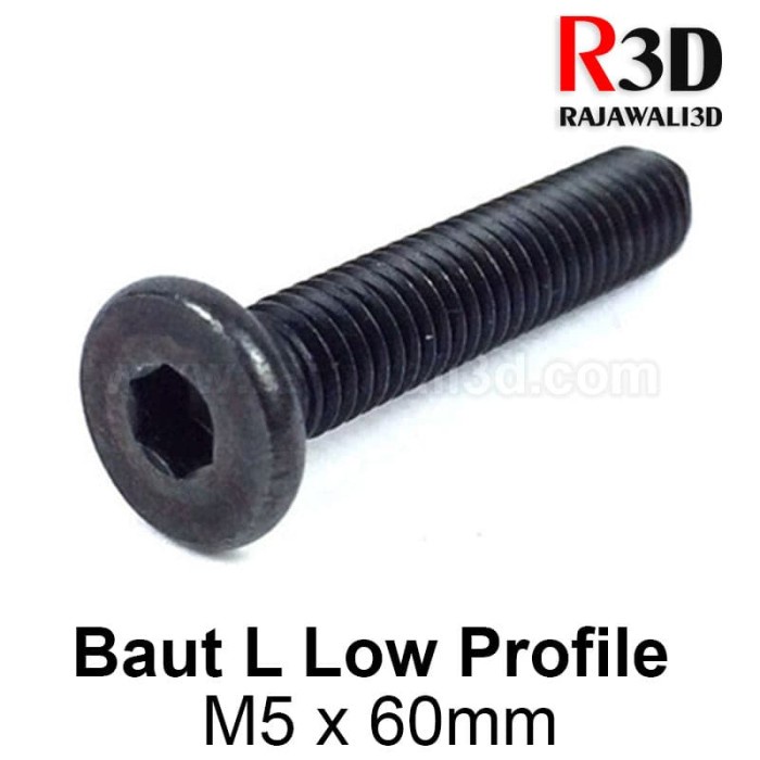 Baut L Screw Low Profile Screw M5 x 60mm 1pcs