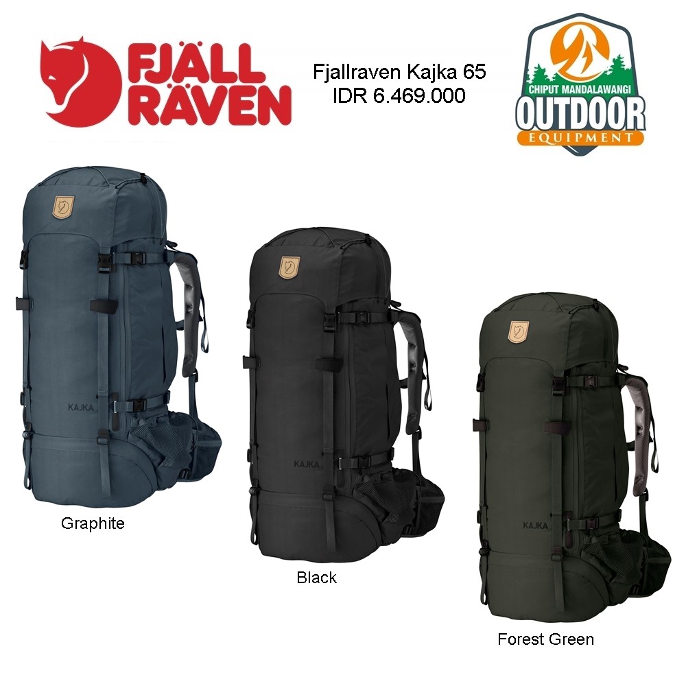 Fjallraven Kajka 65 Carrier Tas Gunung