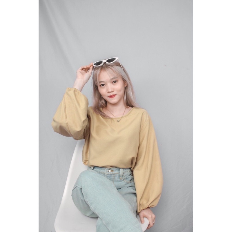 LUNE BLOUSE BALENA BLOUSE BAJU LENGAN BALON