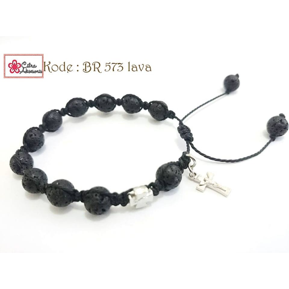 Ljpassion Gelang Kepala Naga Kembar Yin Yang Hitam Putih