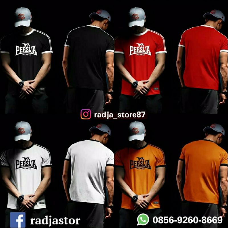 BAJU TSHIRT KAOS RINGER TEE PERSIJA LONSDALE