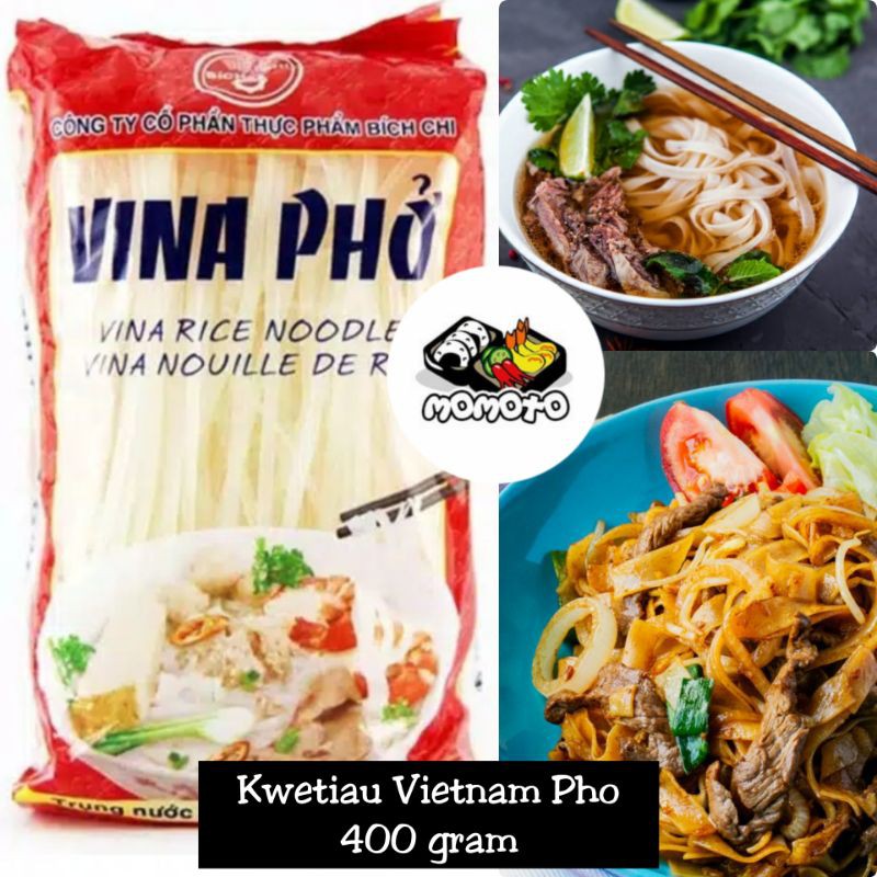 

Vina Pho Rice Noodle / Kwetiau Vietnam / Mie Beras 400 gram