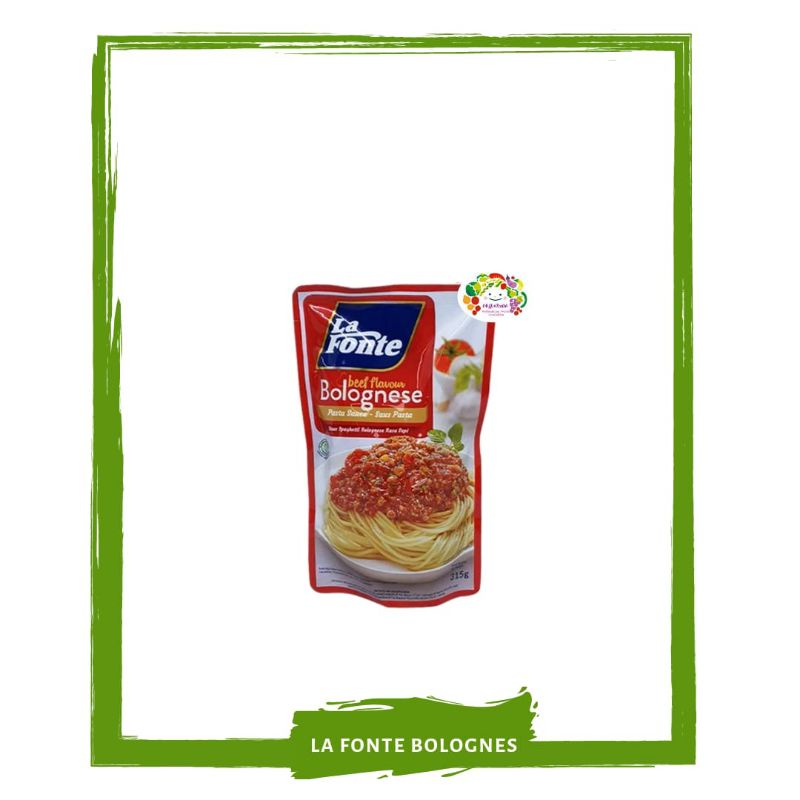 

La Fonte Saus Pasta Bolognese Bumbu Masak By Mallahrizwa