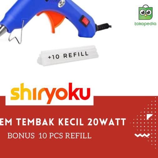 

Promo Alat Lem Tembak 20 Watt + 10 Refill 27cm PAKET GLUE GUN BAKAR