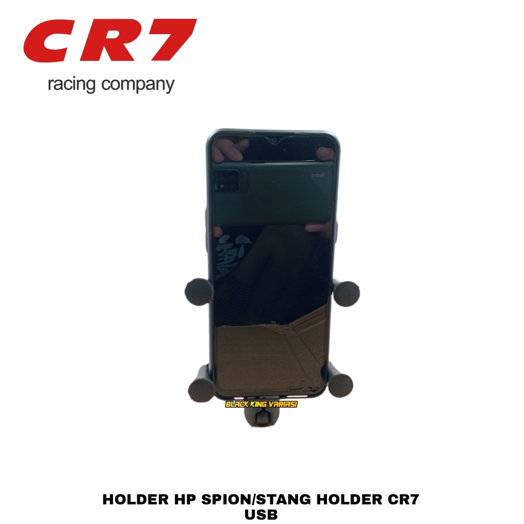 Holder hp motor dan sepeda / breaket untuk hape di spion motor