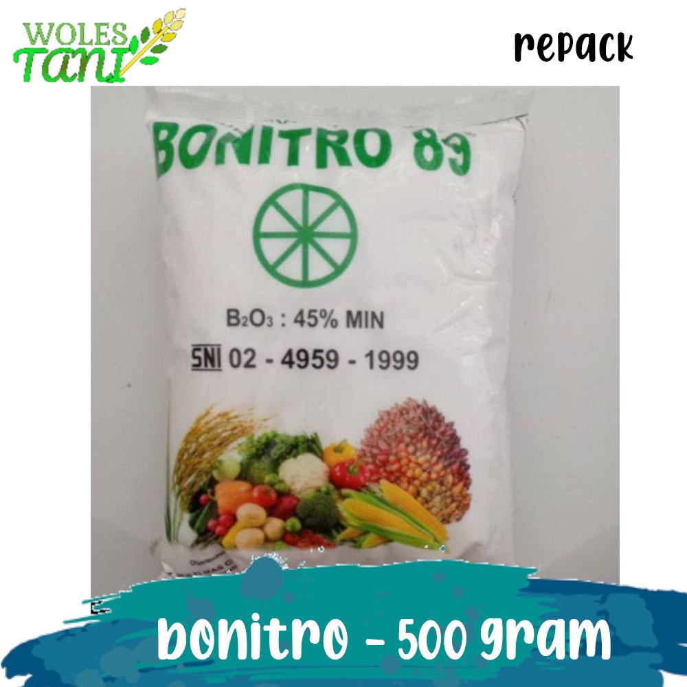 Bonitro 500 Gram Pupuk Borate 45 Persen Pupuk Pembesar Buah dan Umbi