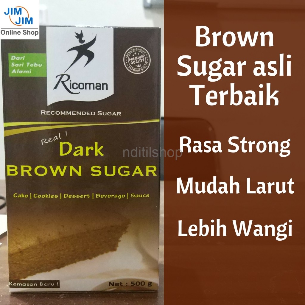 

Ricoman Dark Brown Sugar 500g