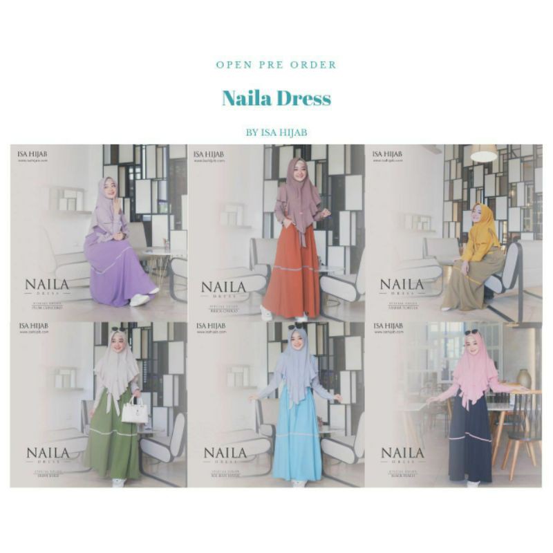NAILA DRESS BY ISA HIJAB