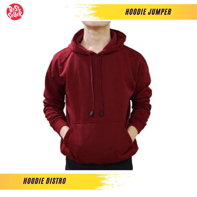 Jaket Cowo Wanita Sweater Jaket Hoodie Jumper Polos Pria Wanita Unisex