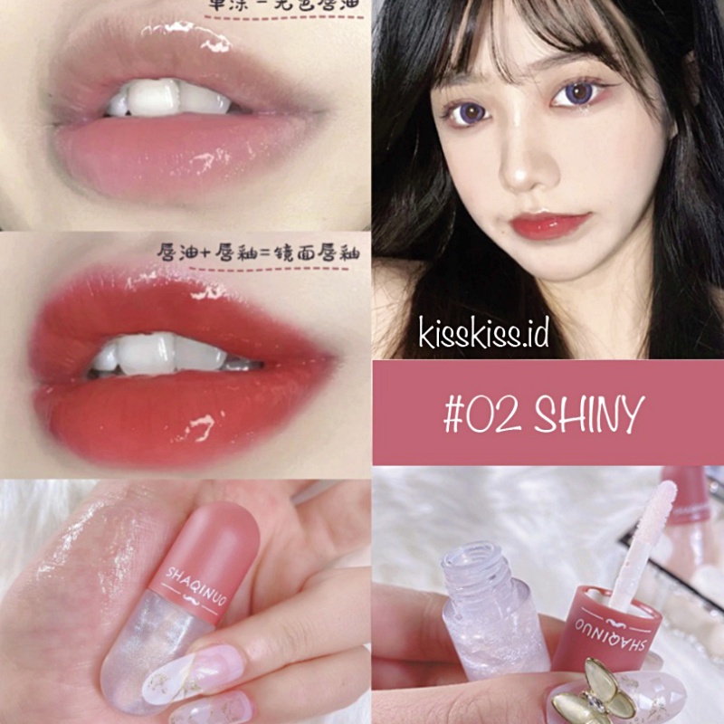 Changing Colors Lip Gloss Shaqinuo Pelembab Bibir Lip Balm Berubah Warna XX022