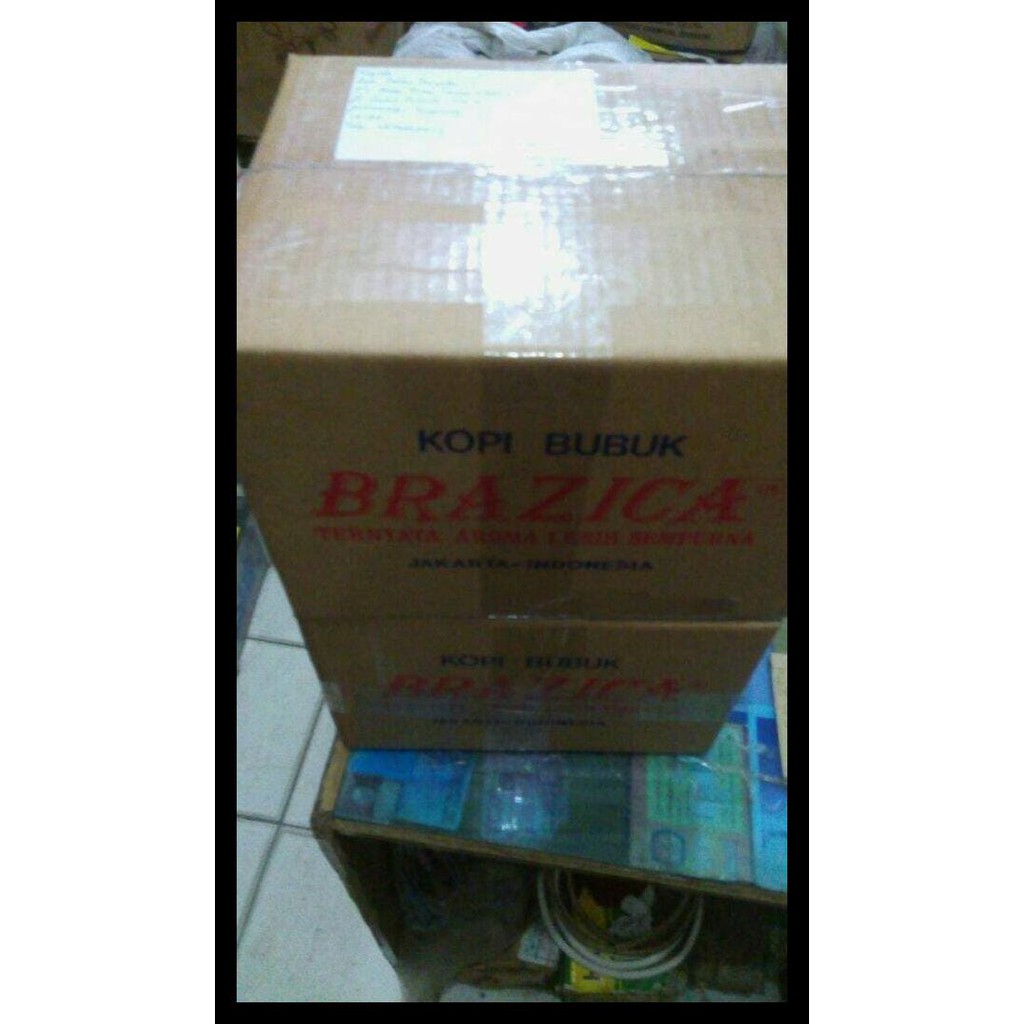 

e934 kopi bubuk robusta lampung 250 gram "brazica" gold quality 3o0a